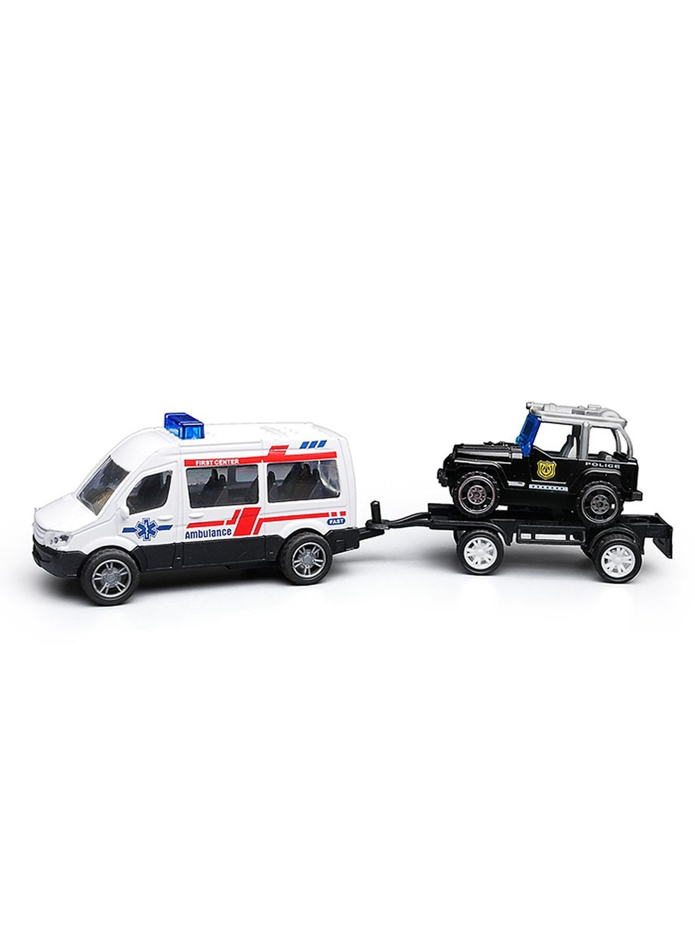 Игровая Машинка с прицепом Полицейская служба (BX-197)