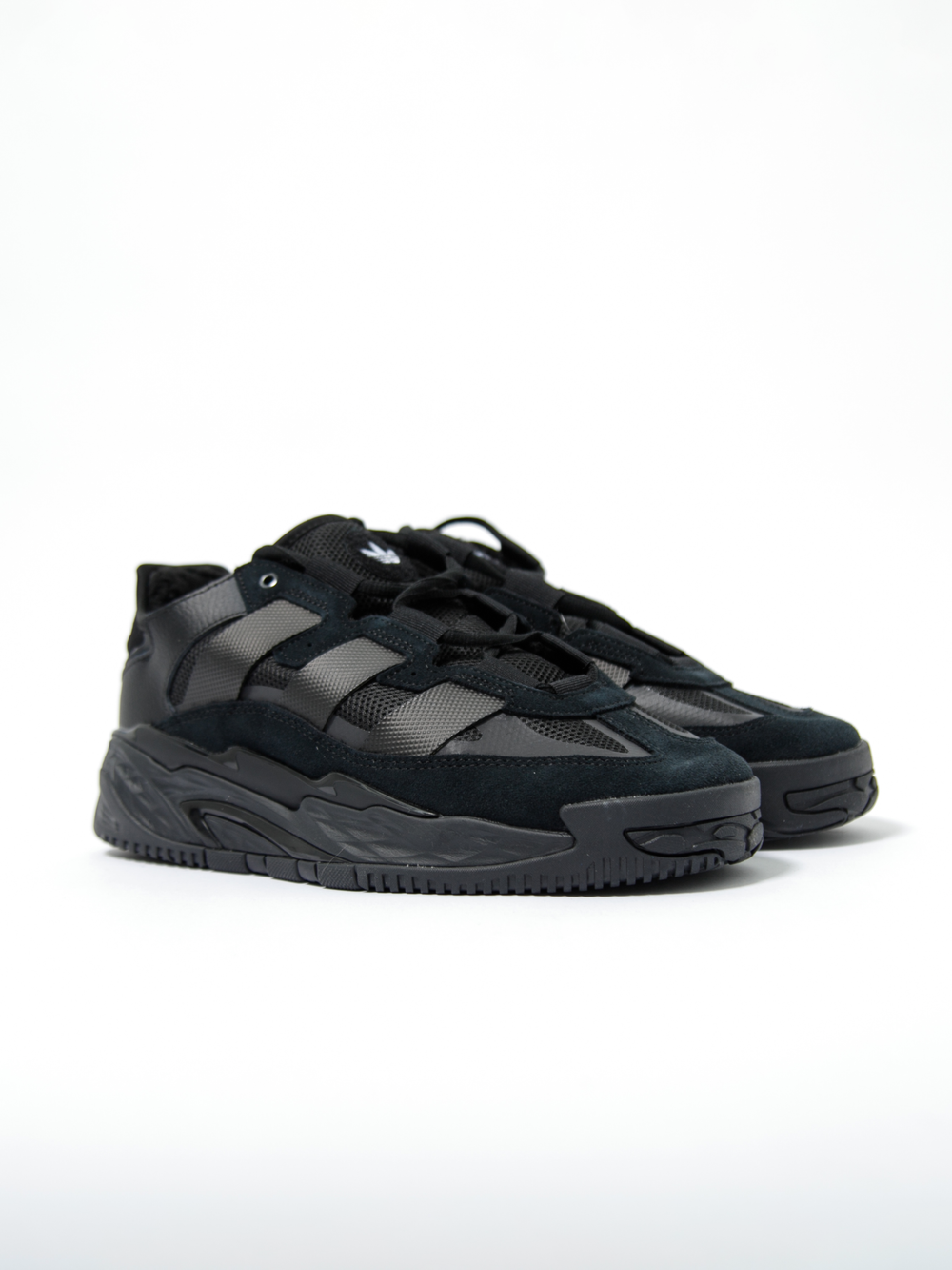 Кроссовки ADIDAS NITEBALL на меху (чёрн.)