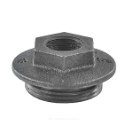 Заглушка (пробка) проходная 1 1/4"x1/2" левая резьба для чугунных радиаторов CRMTCLB