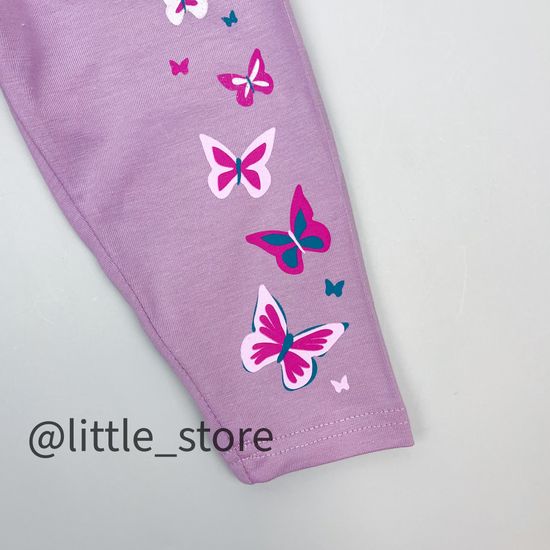 Легинсы хлопковые, Сиреневые