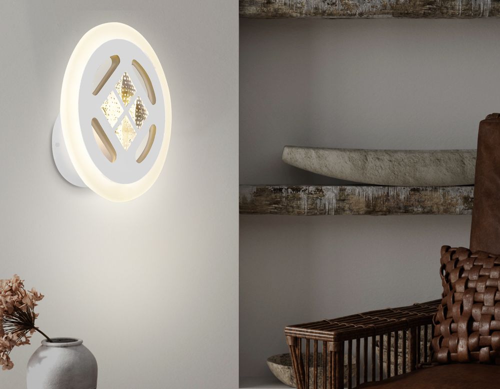 Ambrella Настенный светодиодный светильник с выключателем Ice FA2955