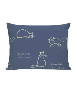 Постельное белье "КОТИКИ/КОТИКИ (компаньон)" 1,5-сп наволочка 50х70 1шт Простынь 150х215 см Пододеяльник 145х215 см Сказка сатин