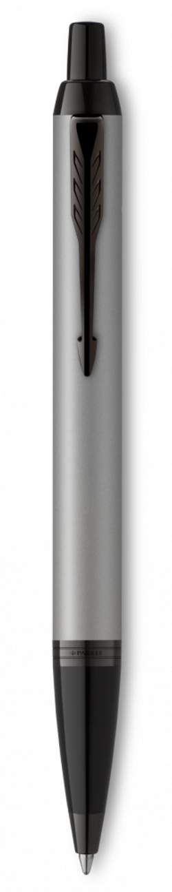 Шариковая ручка Parker IM Achromatic, Grey BT,стержень: M, цвет чернил: blue, в подарочной упаковке.