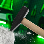 Молоток слесарный, 1000 г, квадратный боек, деревянная рукоятка// Сибртех