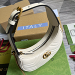 Gucci GG Marmont Half-Moon-Shaped Bag