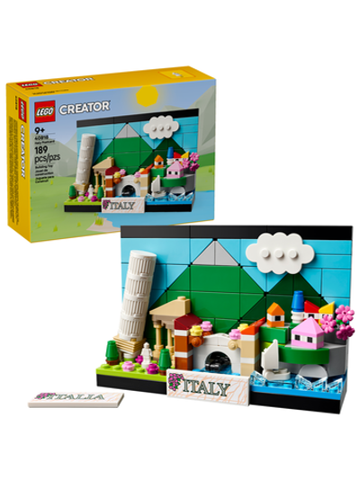 Конструктор Лего Креатор Открытка из Италии 40818 | LEGO Creator Italy Postcard | декоративная открытка 189 деталей 9+