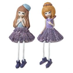 GAEM Фигурка декоративная "Девочка", L9,5 W9,5 H14 см, 2в.