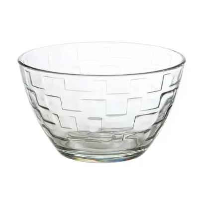 Салатник стеклянный 18,5см «Лабиринт» 07с1327