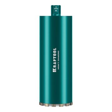 KRAFTOOL DIAMOND 162 мм (450 мм, 1 1/4″, лазерная сварка сегментов), Алмазная Коронка по железобетону (29825-162)