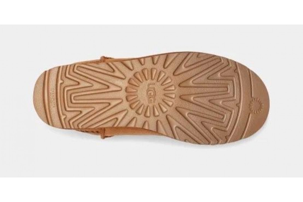 UGG Mens Classic Mini Deco Suede Boot Chestnut