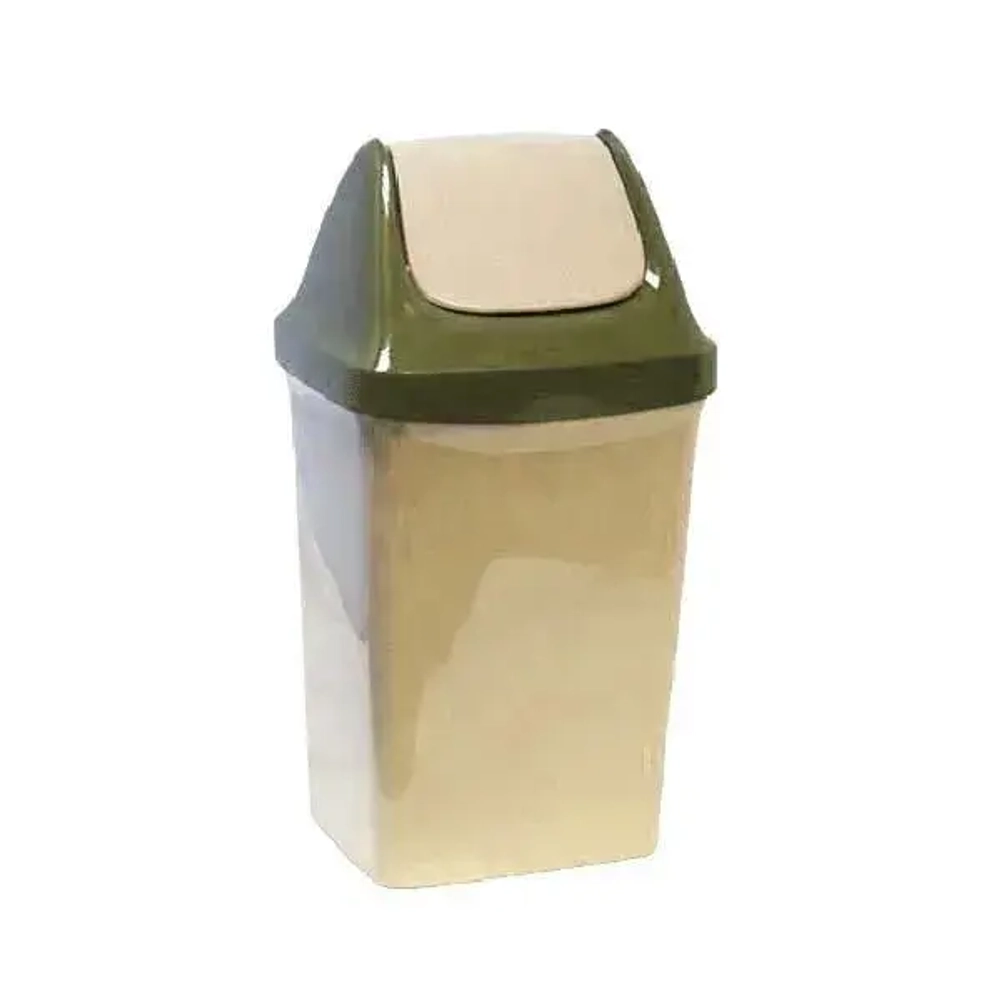 Контейнер для мусора СВИНГ 9л Беж.мрамор 0,411,228х0,199м