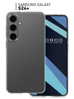 Чехол ROSCO для Samsung Galaxy S24+ (арт.SS-S24P-TPU-01-TRANSPARENT )