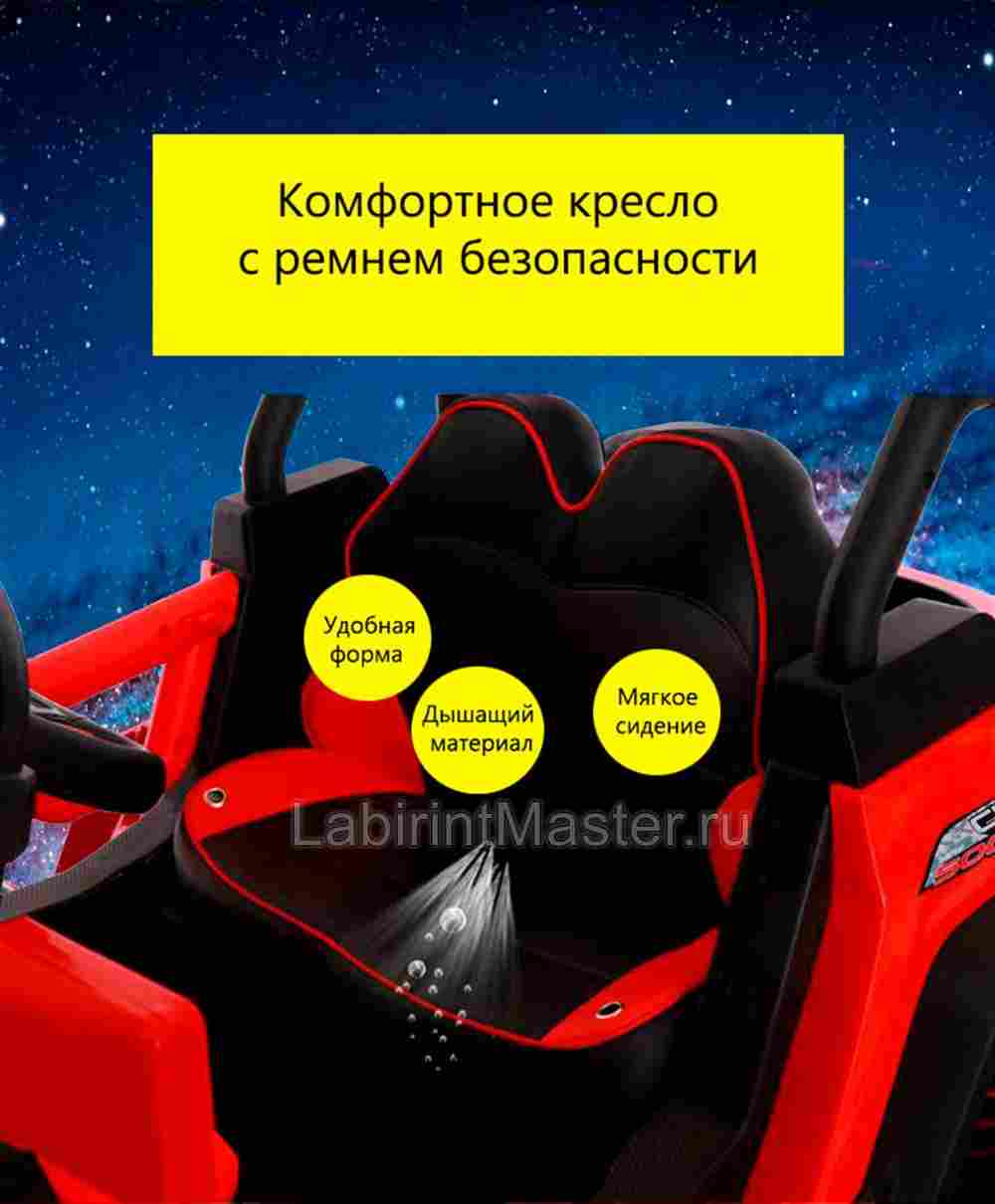 Детский электромобиль "XJL-588" красный