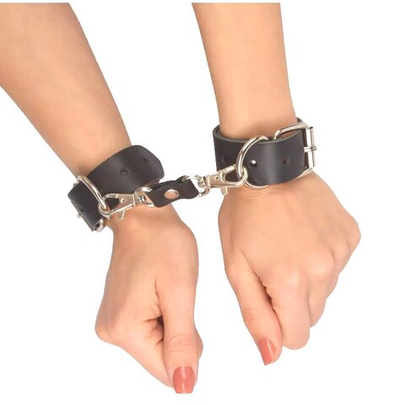 Наручники Sitabella Новичок чёрные кожа