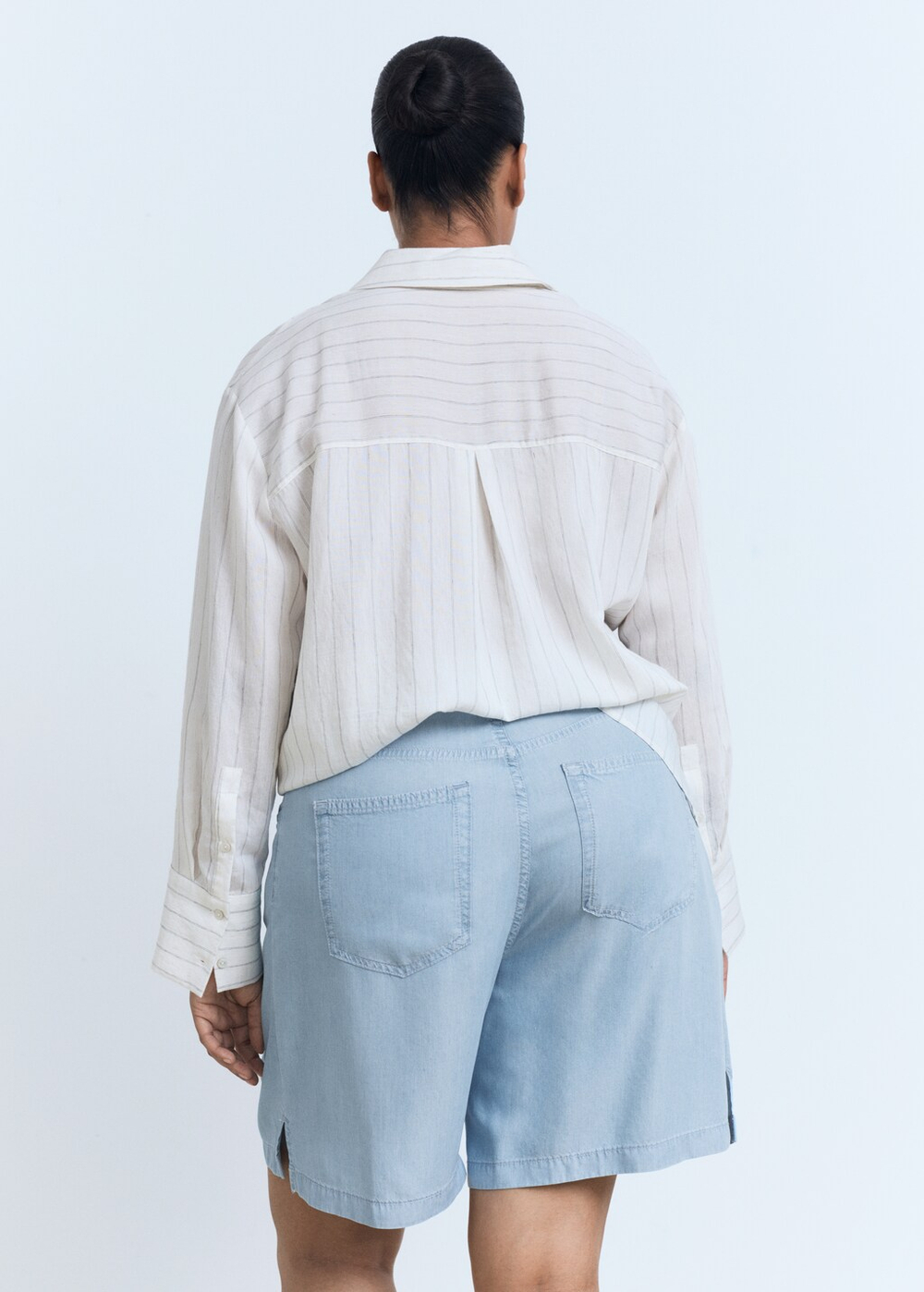 Прямые бермуды из лиоцелла