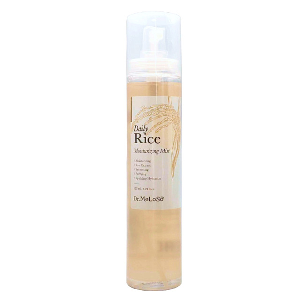 Dr.Meloso Mist Daily Rice Moisturizing Мист для лица увлажняющий с экстрактом риса, 125 мл