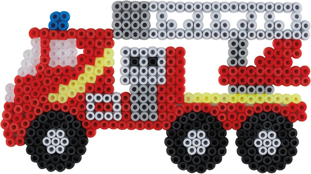 Hama Набор термомозаики Midi 2000 шт + Пожарная команда (3441)