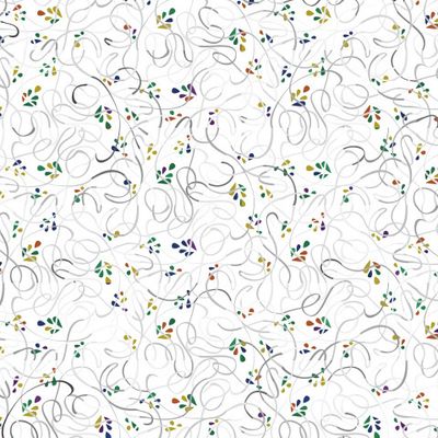 Цветочные узоры в абстрактном стиле.