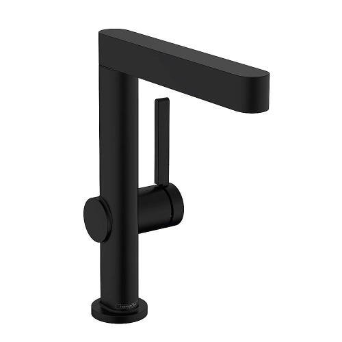 Смеситель для раковины Hansgrohe Finoris 76060670 черный матовый
