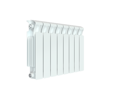 Радиатор биметаллический Rifar Monolit 350 8 секций боковое подключение