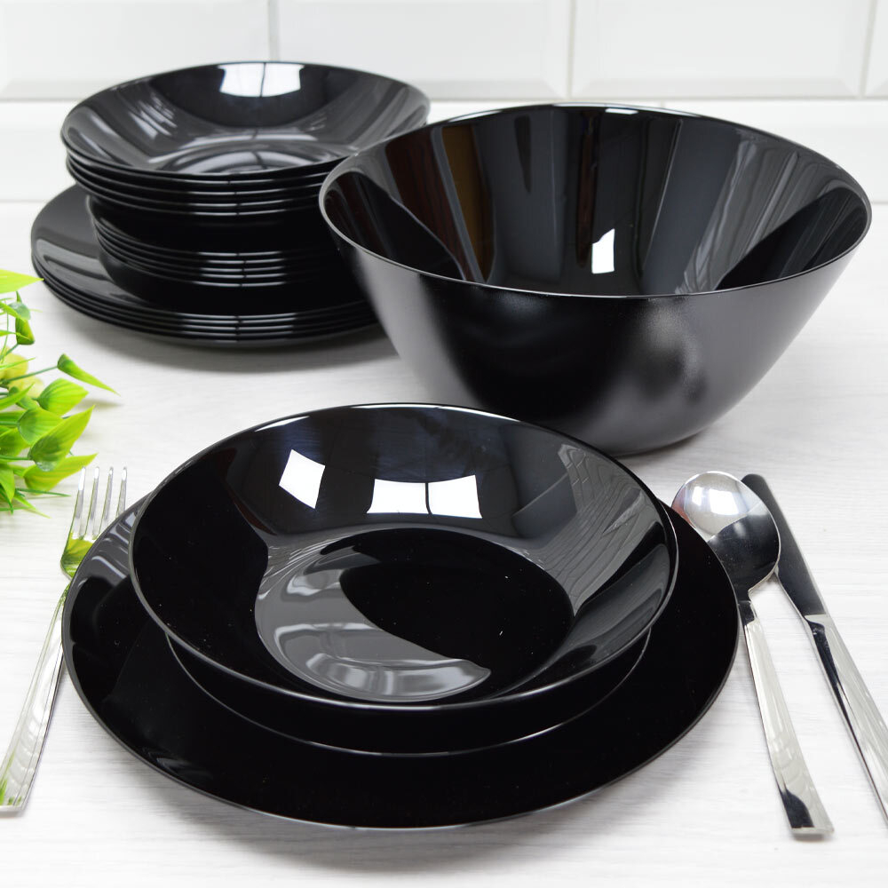 ZELIE NOIR Столовый набор 19 предметов (90006)