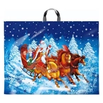 Пакет ПЭ с петлевой ручкой 71см(Зимняя поездка) НГ Интерпак (х25)