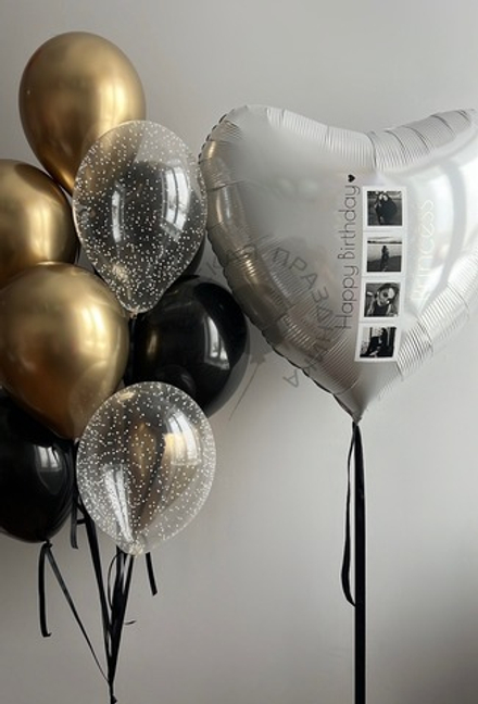 "Золотая симфония" (набор из 11 шаров) №2223