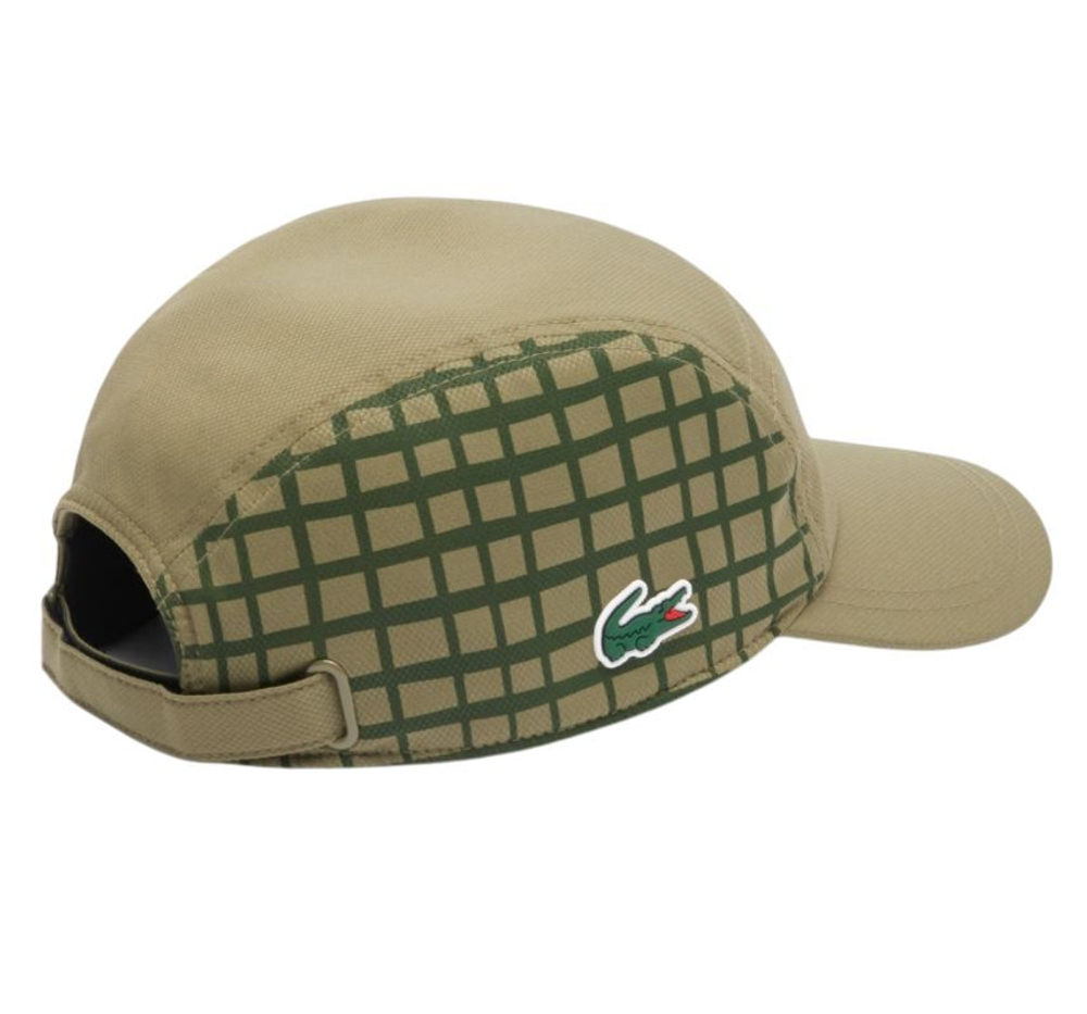 Теннисная кепка Lacoste Graphic Print Tennis - khaki green