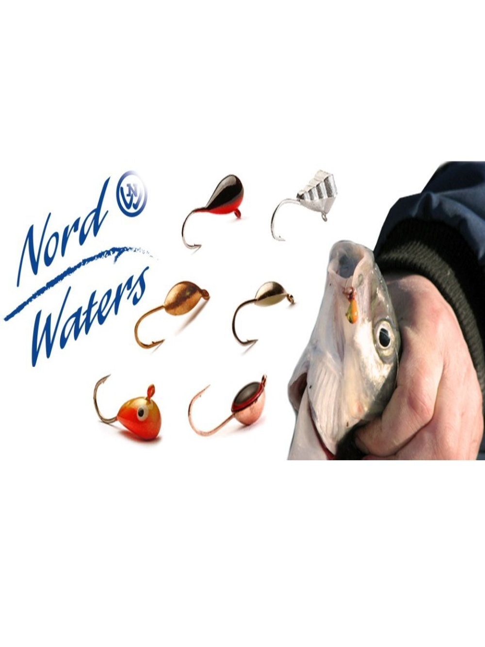 Мормышка рыболовная Nord Waters W с ушком Банан WUBANA025OR 10шт/уп