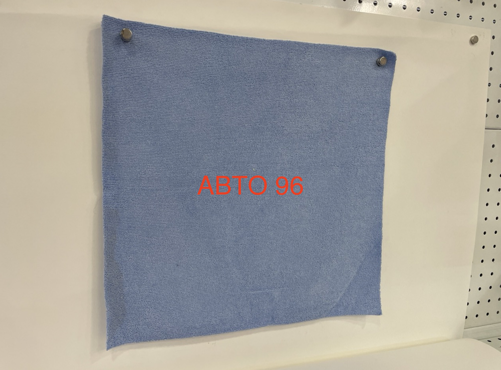 П-03RА / Полотенце из микрофибры для чистки автомобиля, ЭКО (голубой) 40x40 см Оптом
