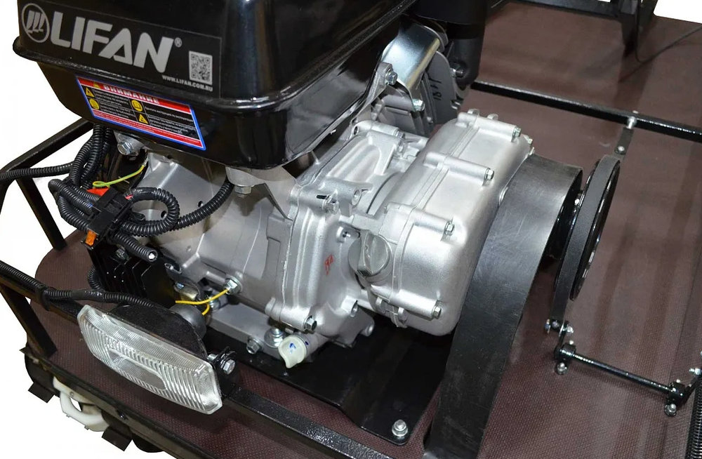 Мотобуксировщик вездеход KOiRA T9 RЕ (понижающий редуктор, электростартер)