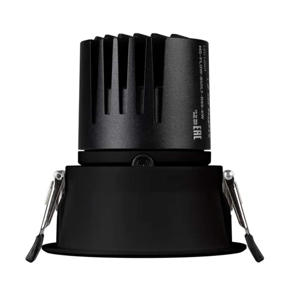 Светильник MS-FLOW-BUILT-R85-12W Day4000 (BK, 38 deg, 230V) (Arlight, IP20 Металл, 5 лет) 061239