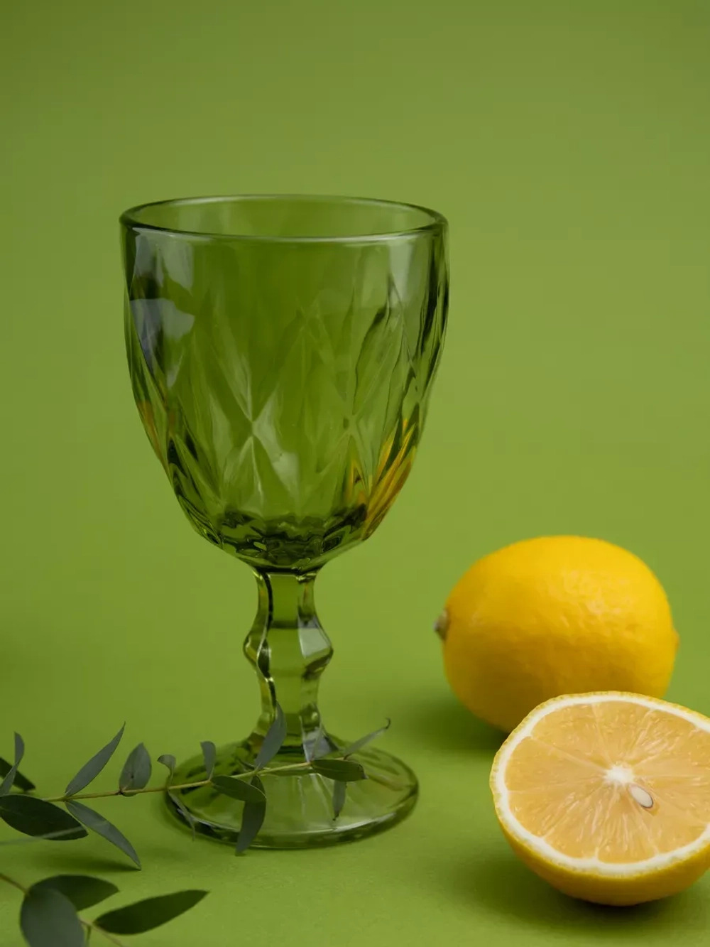 Набор фужеров для вина, 330 мл, 6 шт. зеленый