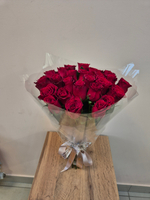 Роза Кенийская 40см 25 штук букет