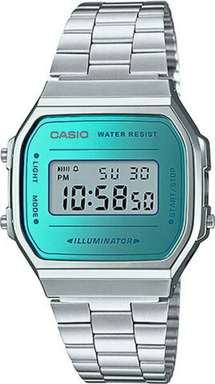 Японские наручные часы Casio Vintage A-168WEM-2E с хронографом