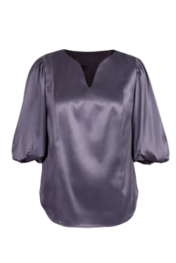 Блузка женская 4518ЛП, серый #465Сер094518ЛП