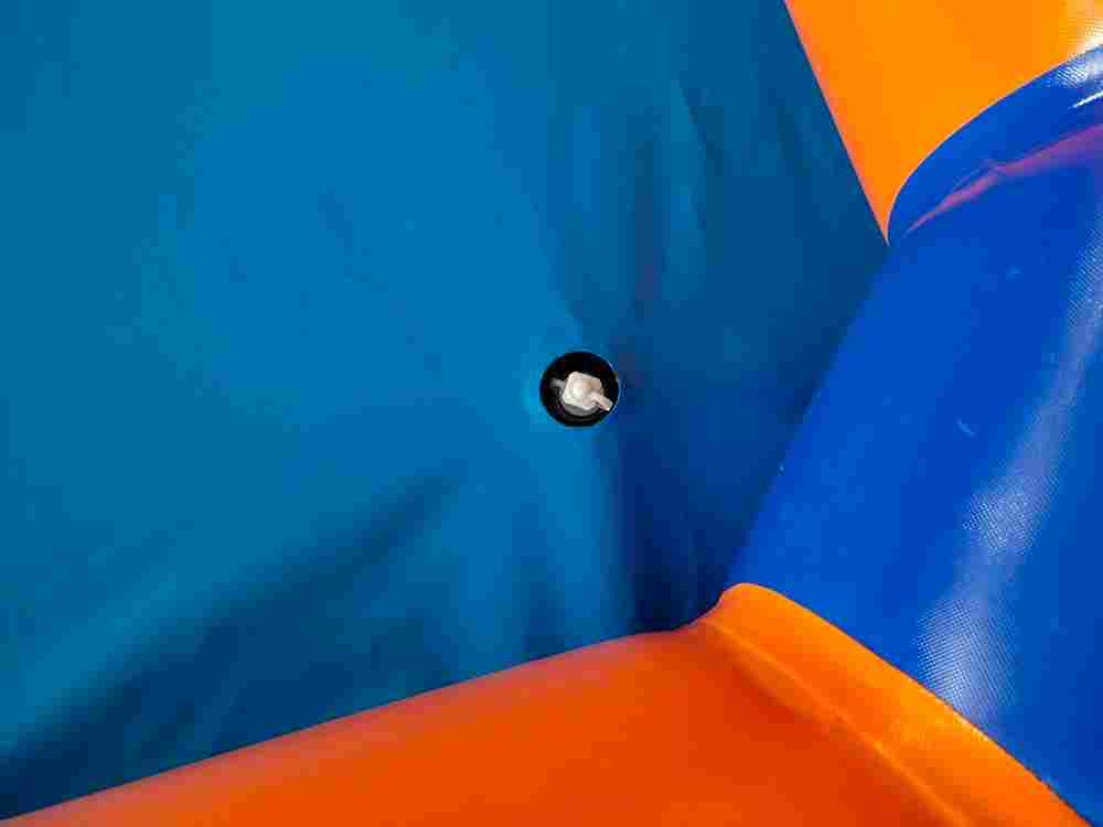 Квадратный надувной бассейн "Зебра" 4*4*0.5 м