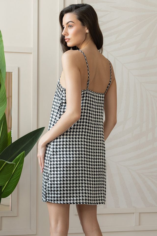 Короткая сорочка с принтом Julianna