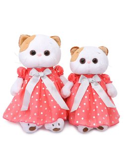 Мягкая игрушка Ли-Ли в платье в горошек 24 см