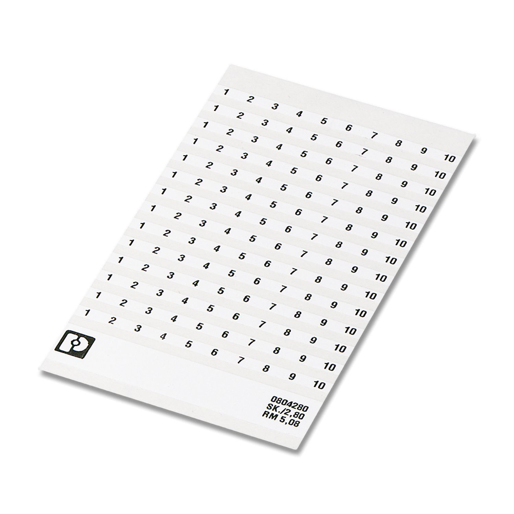 0804280:0031 - SK 5,08/2,8:FORTL.ZAHLEN 31-40 - Маркировка для клеммных модулей