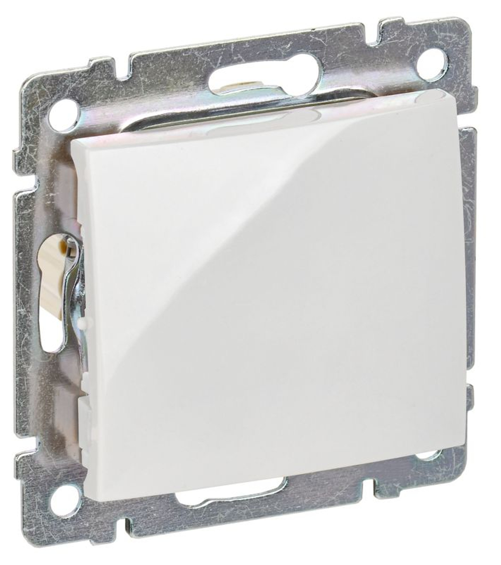 Переключатель проходной 1-кл. СП Valena 10А IP31 250В механизм бел. IEK 774406