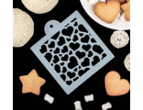 Трафарет для выпечки Амур 15х15см