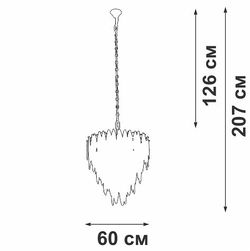 Подвесная люстра Vitaluce V5811 V5811-8/10
