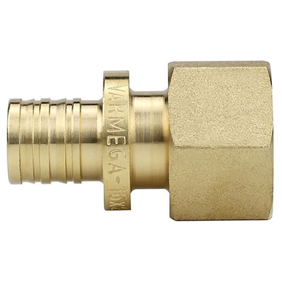 Муфта VARMEGA Slide-fit переходная (переходник) ВР, 16х3/4quot;, аксиальная, латунь, VM51312