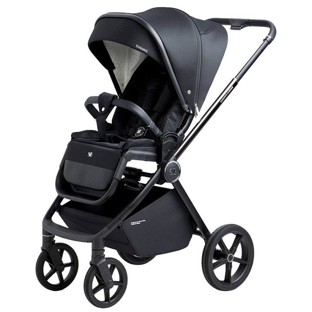 Детская коляска Sweet Baby Elegante 2 в 1 Chrome Black
