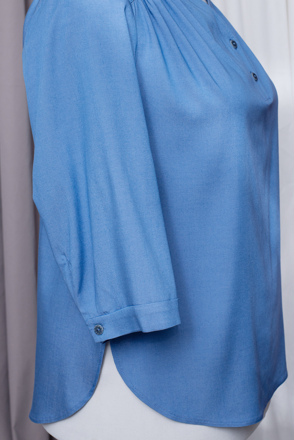 Блузка 1582А, Деним #364Дб091582А