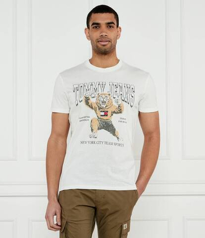 Футболка Tommy Jeans - экрю(DM0DM20818)