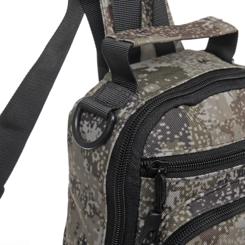 Сумка мужская через плечо «Viking», 4 кармана, цвет хаки-серый, 27*16*6,5см