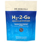Dr. Mercola, H2-2-Go, молекулярный водород, 30 двойных пакетиков, 60 таблеток