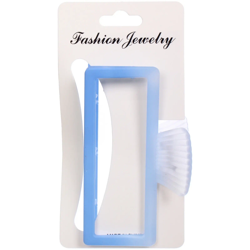 Заколка-краб для волос «Мон Ляруш», рыбка, микс 6 цветов, 9,5см (Блистер)